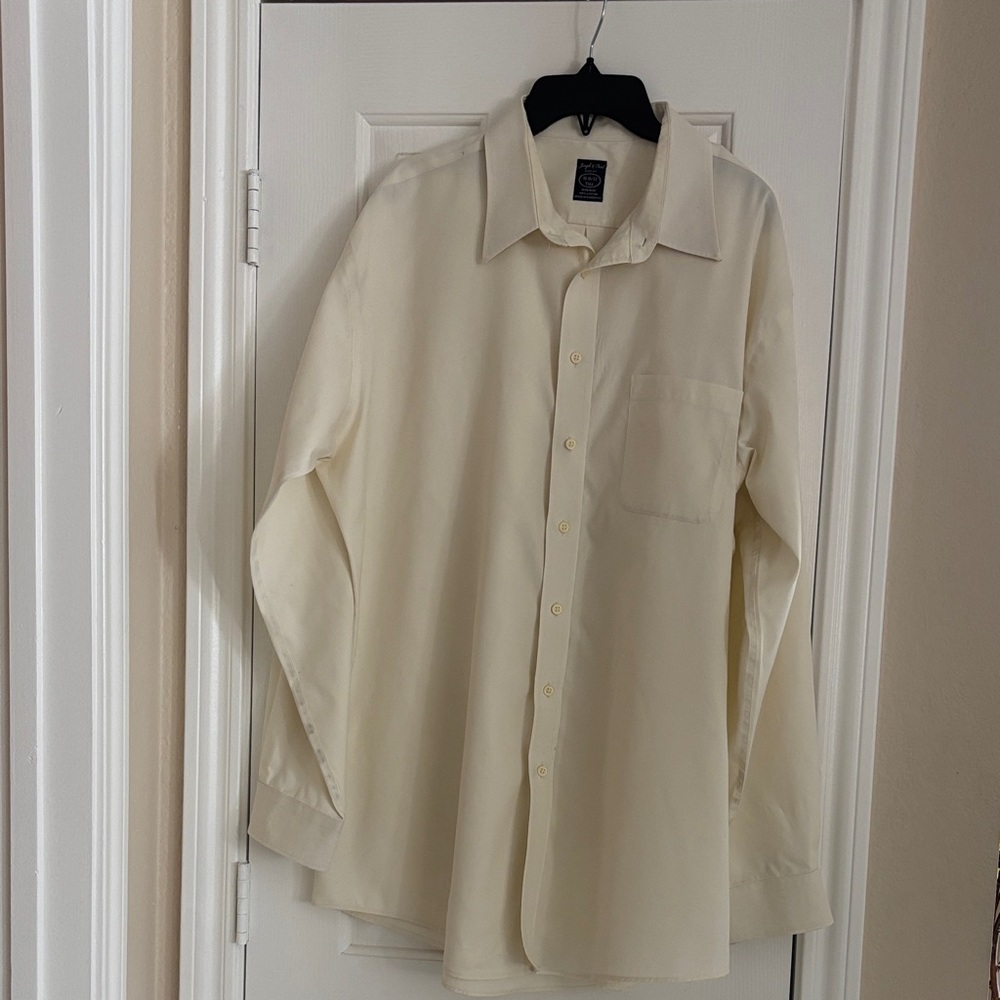 Joseph & Feiss Men's Ivory Dress Shirt